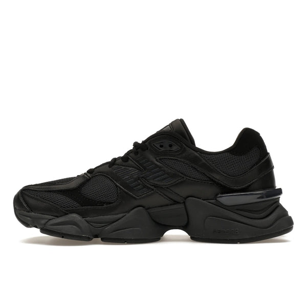 New Balance 9060 Triple Black Leather